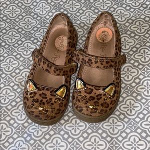Leopard print toddler shoes